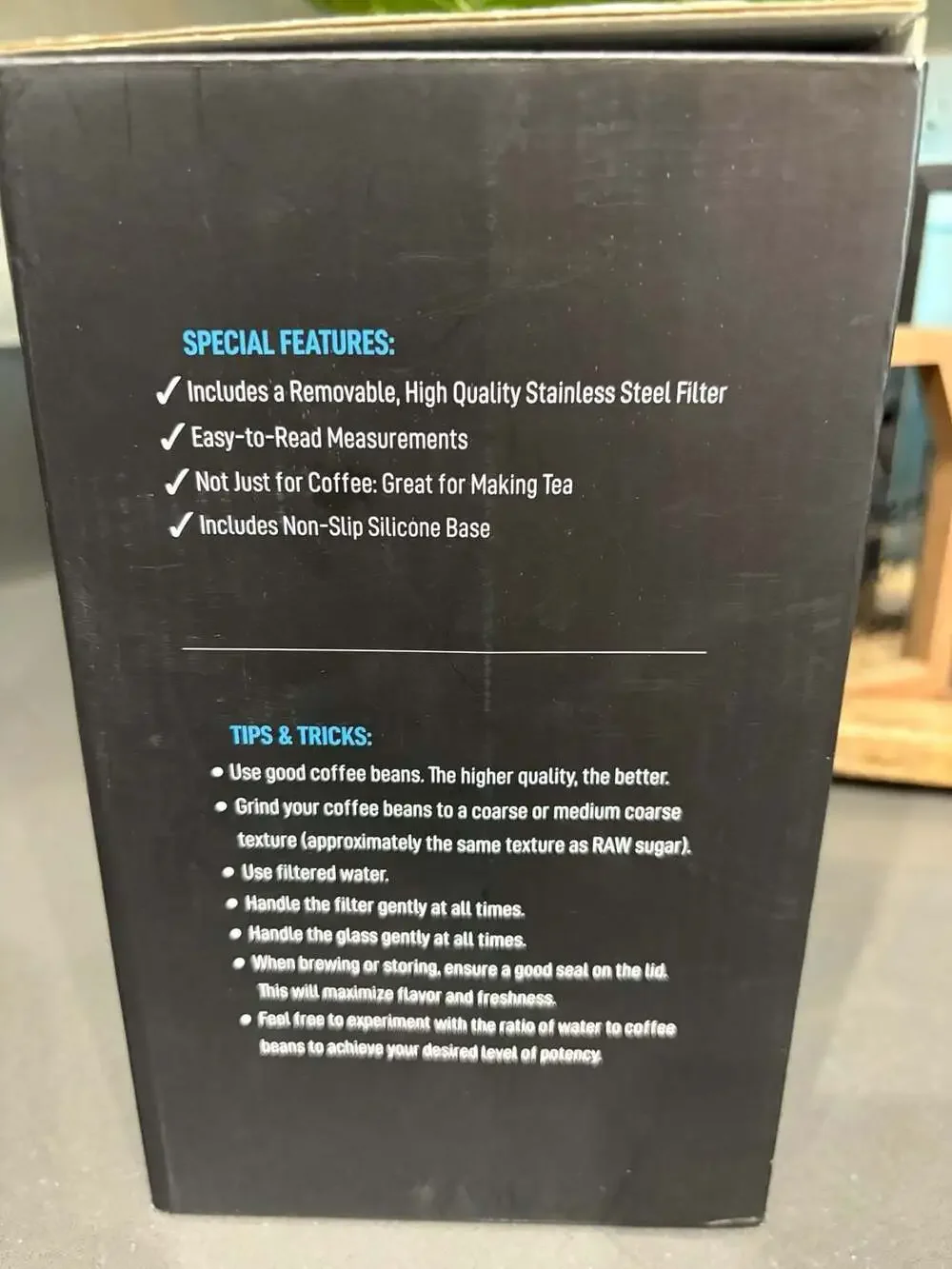 Zulay Kitchen 1 Liter Cold Brew Coffee Maker